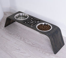 Load image into Gallery viewer, Double bowl holder