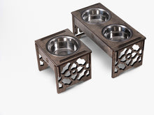 Load image into Gallery viewer, Dog Bowl with Holder - single or double