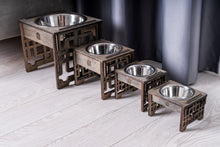 Cargue la imagen en el visor de la galería, Dog Bowl with Holder - single or double