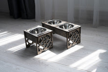 Load image into Gallery viewer, Dog Bowl with Holder - single or double