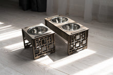 Load image into Gallery viewer, Dog Bowl with Holder - single or double
