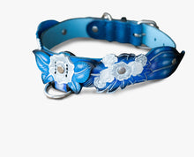 Load image into Gallery viewer, Blue Flower Collar