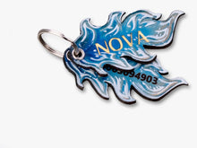 Load image into Gallery viewer, Blue Flame ID Tag