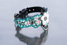Load image into Gallery viewer, Teal Sakura Collar