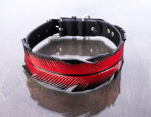 Load image into Gallery viewer, Red Feather Collar