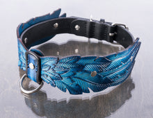 Load image into Gallery viewer, Blue Feather Collar