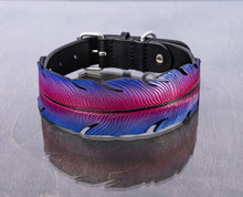 Load image into Gallery viewer, Purple Feather Collar