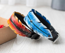Load image into Gallery viewer, Frosty Feather Collar