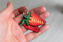 Load image into Gallery viewer, Strawberry ID Tag