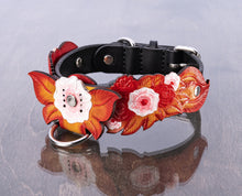 Load image into Gallery viewer, Red Floral Collar