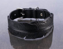 Load image into Gallery viewer, Black Feather Collar