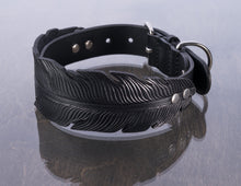 Load image into Gallery viewer, Black Feather Collar