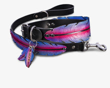 Load image into Gallery viewer, Purple Feather Collar Set