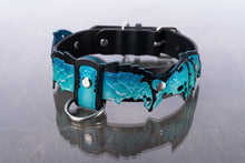 Cargue la imagen en el visor de la galería, Teal Dragon Collar
