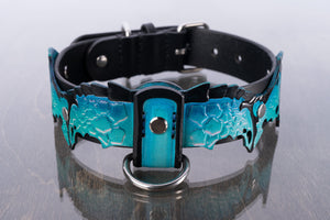 Teal Dragon Collar