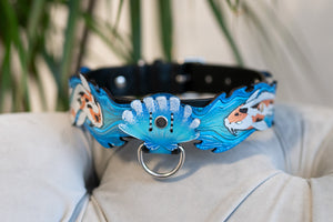 Blue Koi Collar