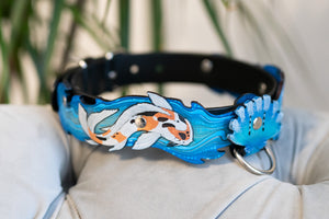 Blue Koi Collar