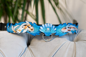 Collar Koi Azul