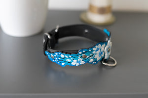 Blue Cherry Blossom Collar