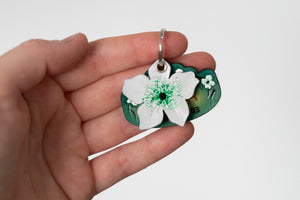 Cherry Blossom ID Tag