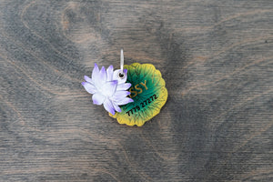 Lotus Flower ID Tag