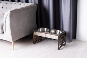 Dog Bowl with Holder - single or double