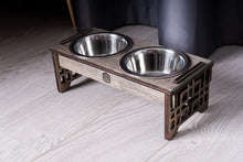 Load image into Gallery viewer, Dog Bowl with Holder - single or double
