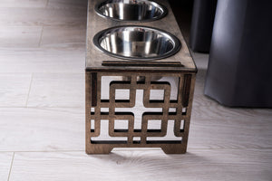 Dog Bowl with Holder - single or double