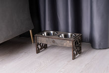 Cargue la imagen en el visor de la galería, Dog Bowl with Holder - single or double
