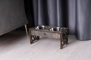 Dog Bowl with Holder - single or double