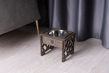 Cargue la imagen en el visor de la galería, Dog Bowl with Holder - single or double
