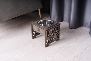 Dog Bowl with Holder - single or double