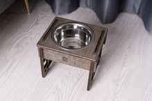 Load image into Gallery viewer, Dog Bowl with Holder - single or double
