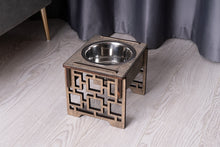 Load image into Gallery viewer, Dog Bowl with Holder - single or double
