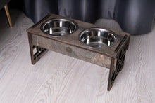 Load image into Gallery viewer, Dog Bowl with Holder - single or double
