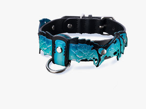 Teal Dragon Collar