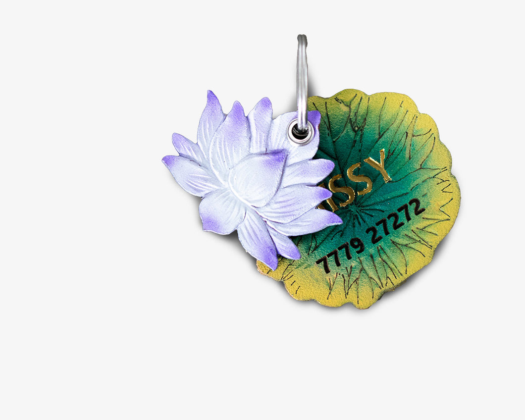 Lotus Flower ID Tag