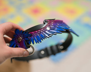 Purple Wings Collar