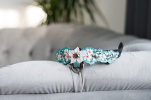 Teal Sakura Collar