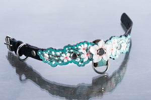 Teal Sakura Collar