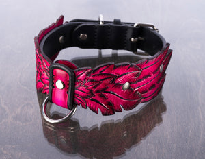 Ruby Feather Collar