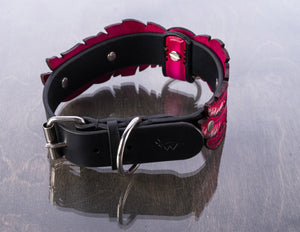 Ruby Feather Collar