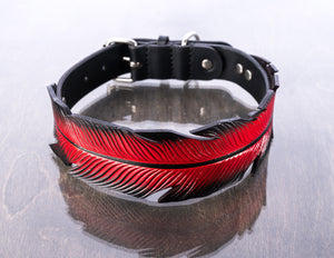 Red Feather Collar