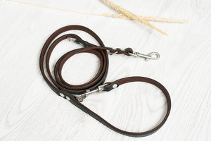 Multifunctional Leather Leash