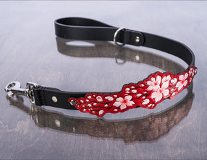 Conjunto de collar de flor de cerezo Sakura