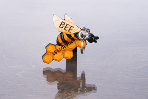 Bee and Honey ID Tag