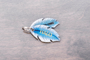 Angel Feather ID Tag