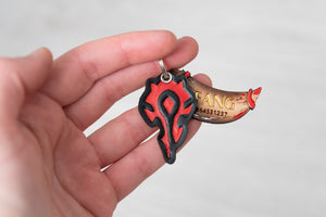 Warcraft Horde ID Tag