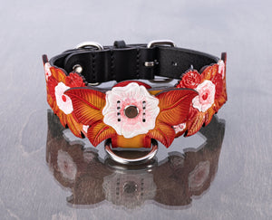 Red Floral Collar