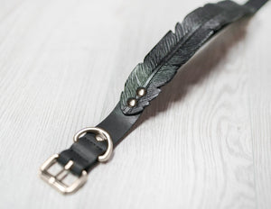 Black Feather Collar